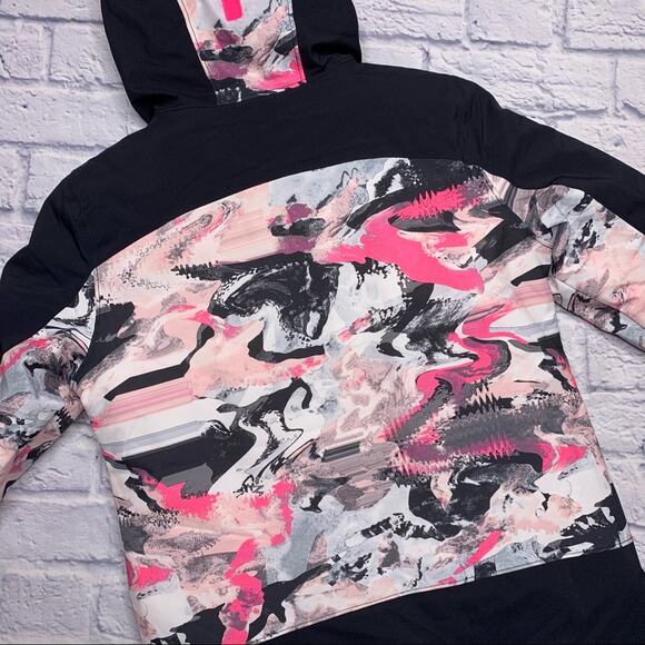 Under Armour Treetop Jacket in Black/Cerise - Picture 7 of 11